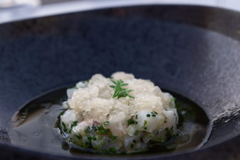 Tartare branzino mojito