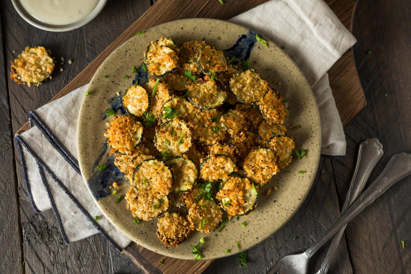 chips zucchine forno senza glutine