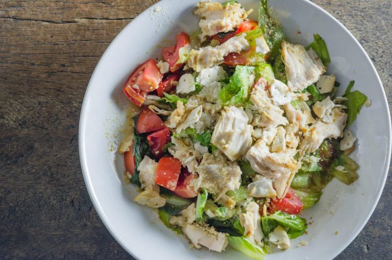 Insalata pollo fredda semplice veloce senza maionese