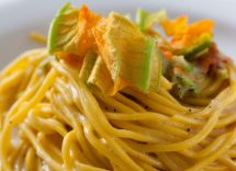 pasta fiori zucca alici fresche