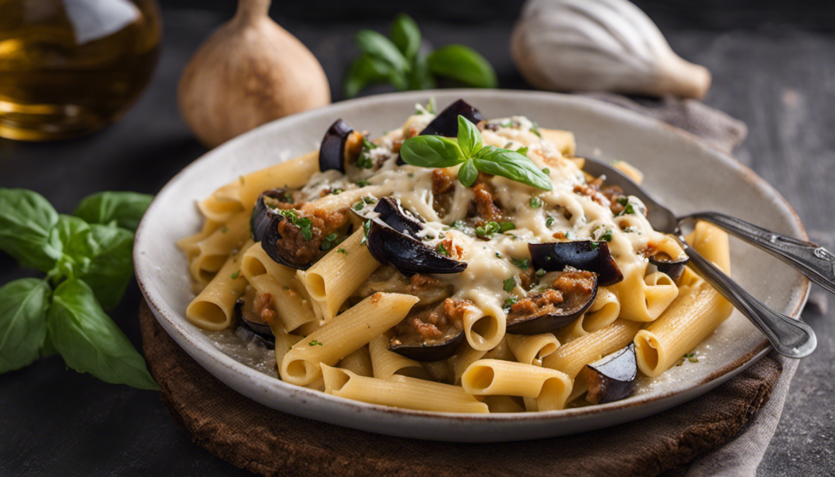 pasta con melanzane e sottilette 1200x686