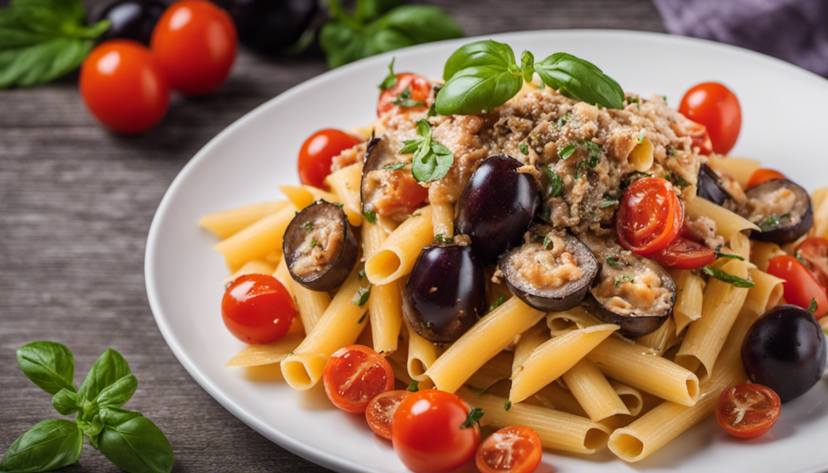 pasta con melanzane pomodorini e tonno 1200x686