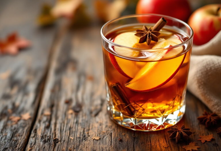 Cocktail autunnale ispirato al ricordo della nonna