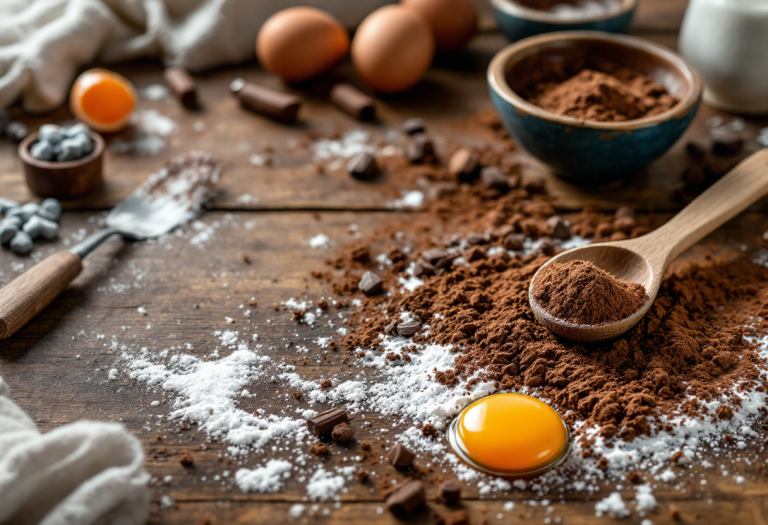 Crêpes al cacao con diverse farciture golose