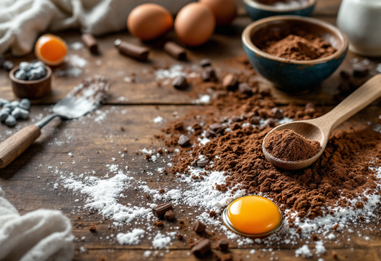 Crêpes al cacao con diverse farciture golose