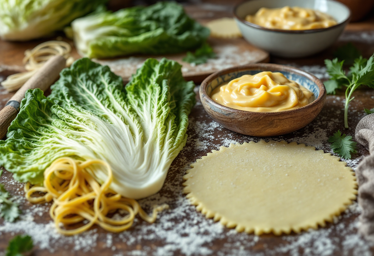 Deliziosa lasagna di verza con strati di sapore