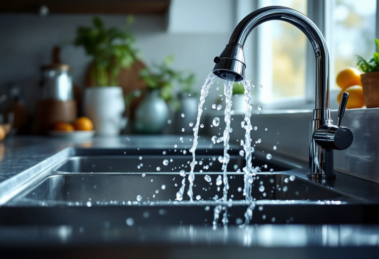 Analisi della qualità dell'acqua del rubinetto in Italia