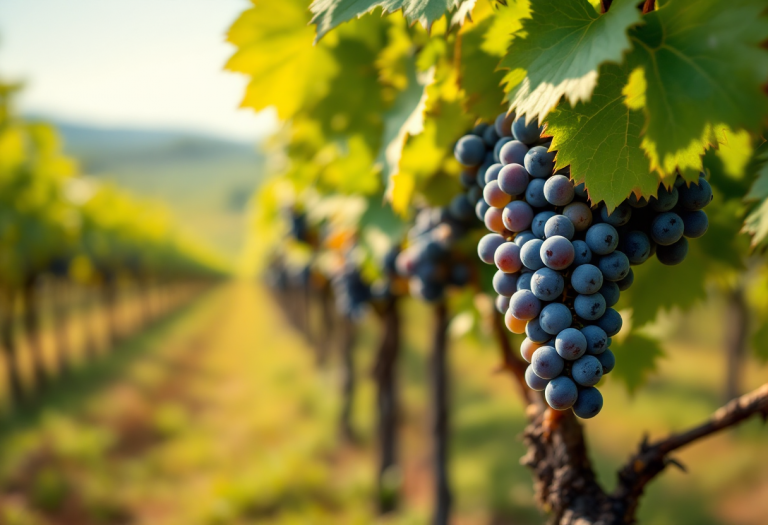 Grafico delle tendenze del mercato del vino in Italia per il 2024