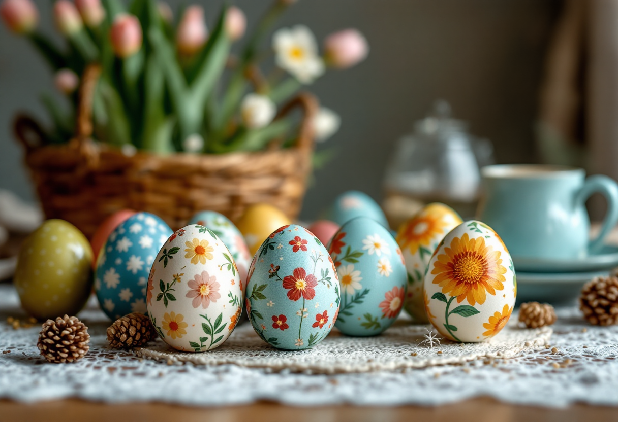 Uova di Pasqua colorate e creative per il 2025