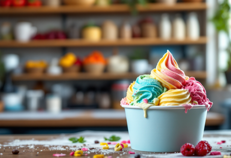 Gelato AffogaTOH che sostiene la ricerca sul cancro
