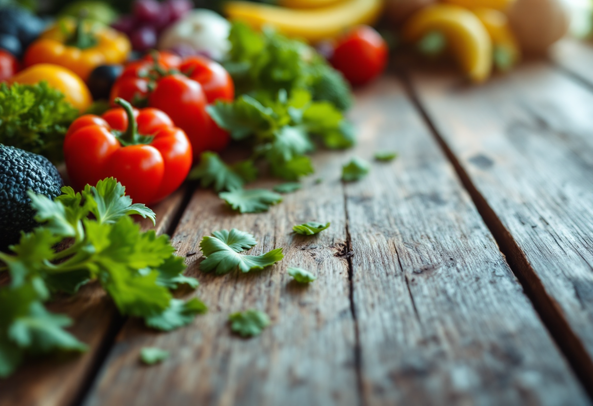 Varietà di alimenti per la salute del fegato