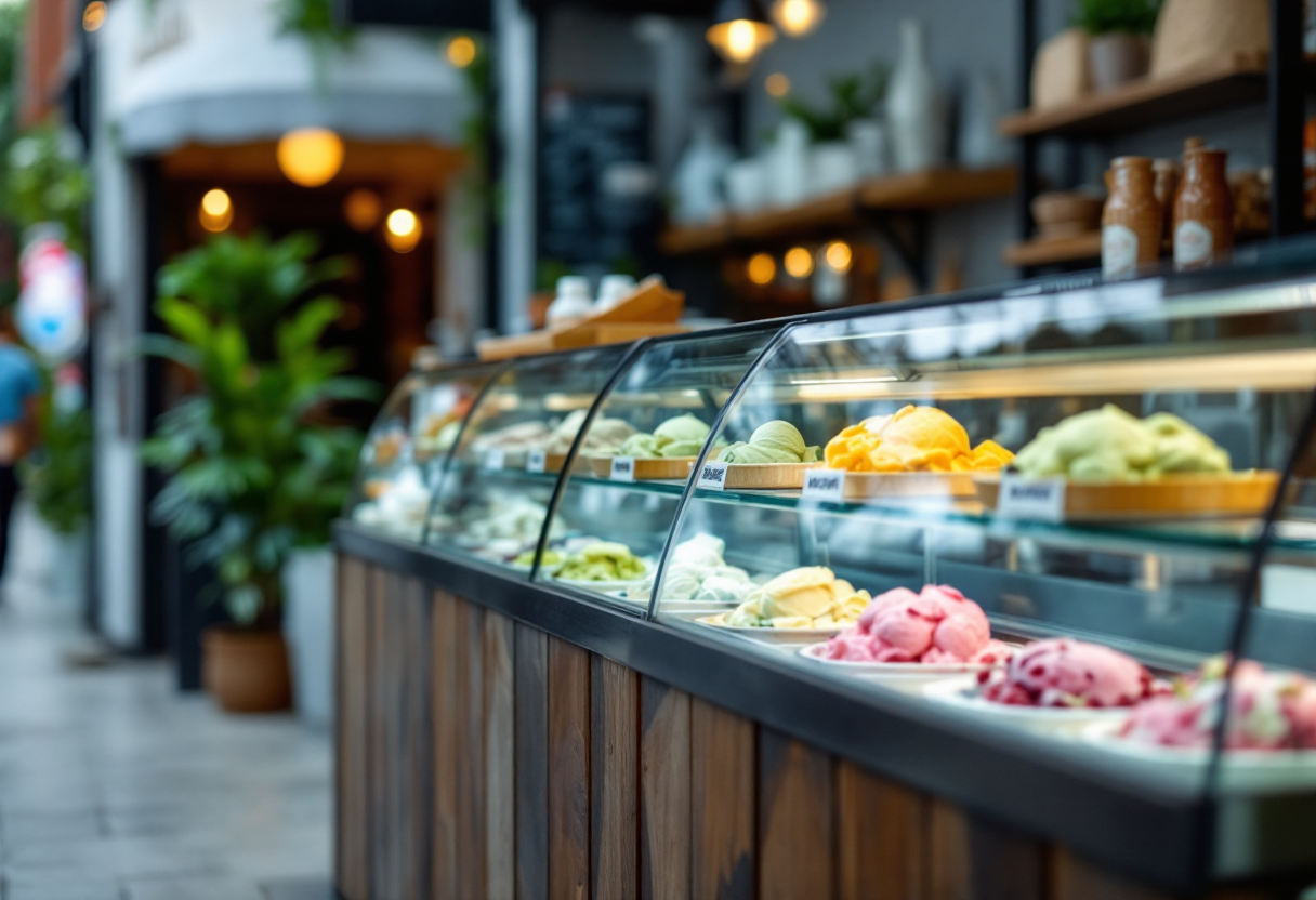 Gelato artigianale di Aria Gelateria a Santa Rita