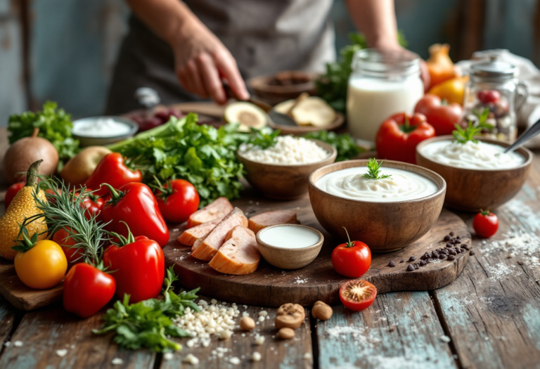 Bevanda di kefir ricca di probiotici e nutrienti