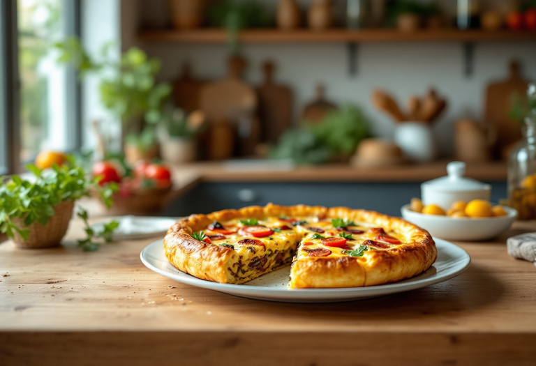 Pastiera napoletana pronta per essere conservata
