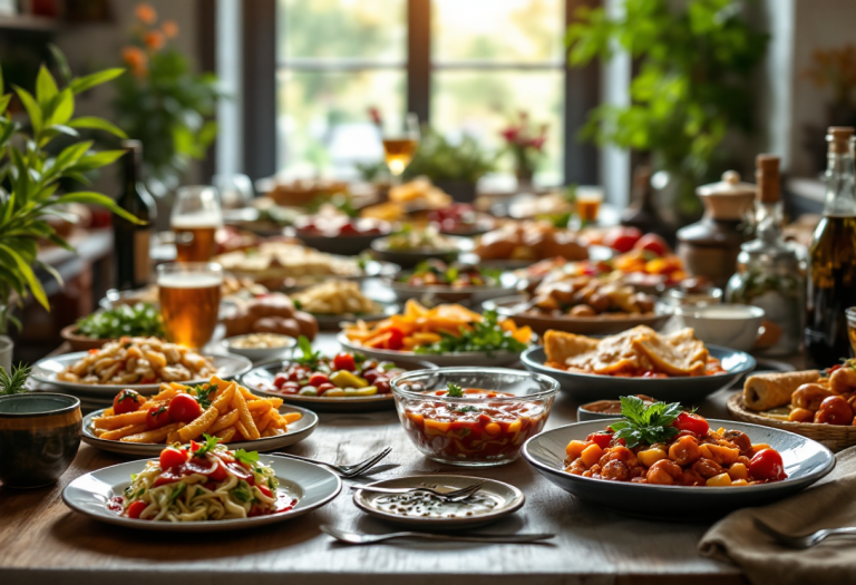 Immagine di piatti tipici della cucina italiana