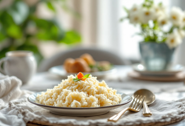 Delizia di riso, un dolce cremoso e invitante