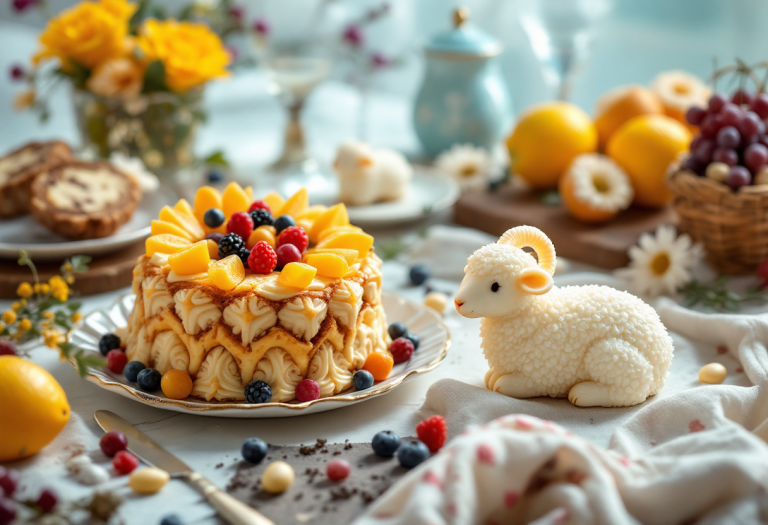 Varietà di dolci pasquali tipici siciliani