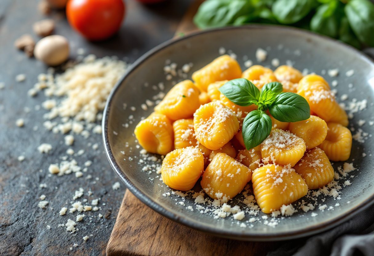 Gnocchi alla romana con salsa sorrentina e mozzarella