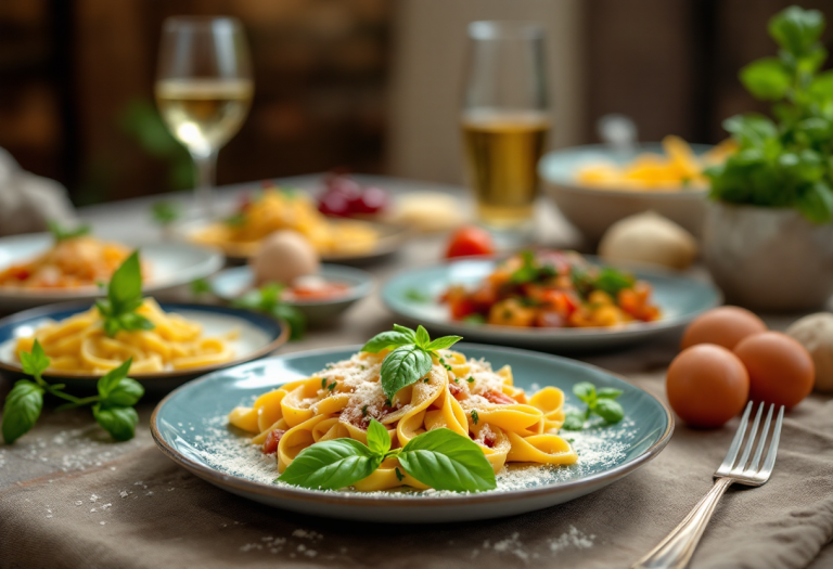 Immagine della Guida Michelin Italia 2026 con piatti gourmet