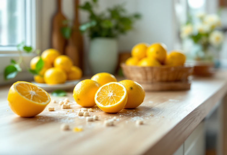 Marmellata di limoni fatta in casa in un barattolo