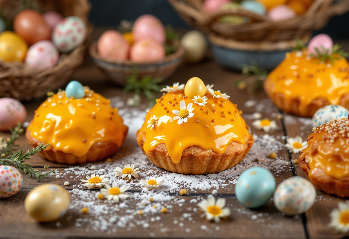 Colombe e uova di Pasqua artigianali per Pasquetta