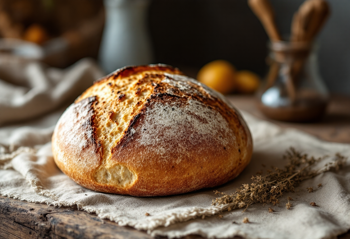 Pane di segale tradizionale del Trentino-Alto Adige