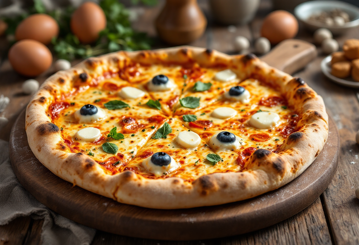 Pizza di pecorino di Pasqua tipica delle Marche