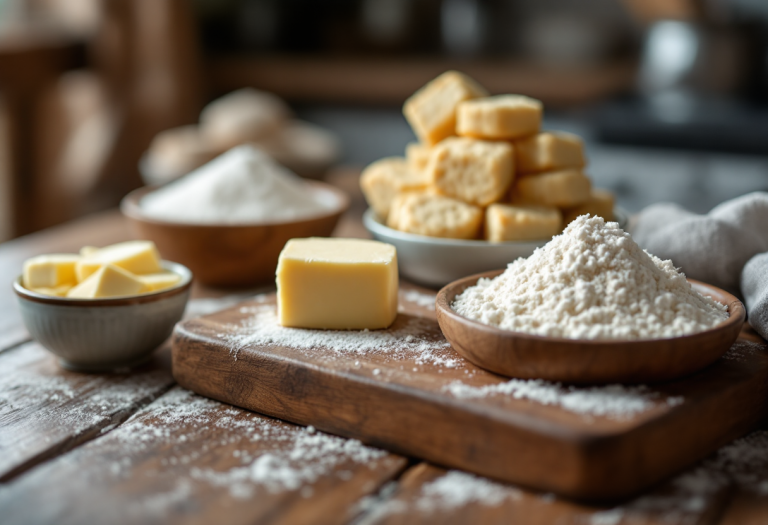 Deliziosi shortbread scozzesi appena sfornati