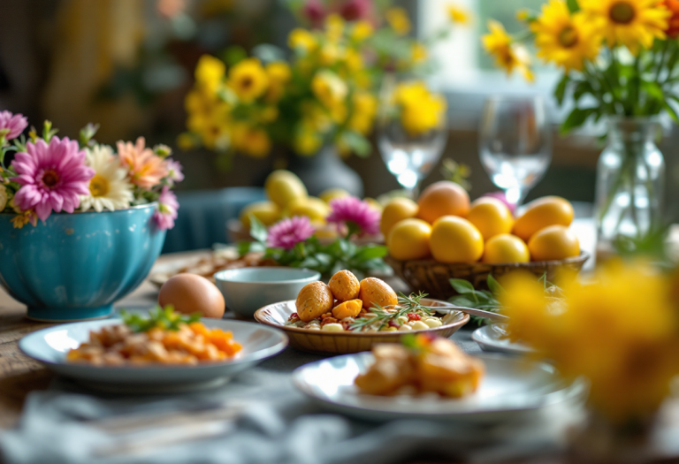 Primi piatti pasquali colorati e festosi per la primavera