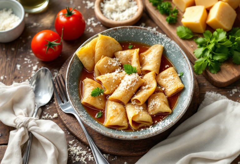 Scrippelle 'mbusse, piatto tipico dell'Abruzzo