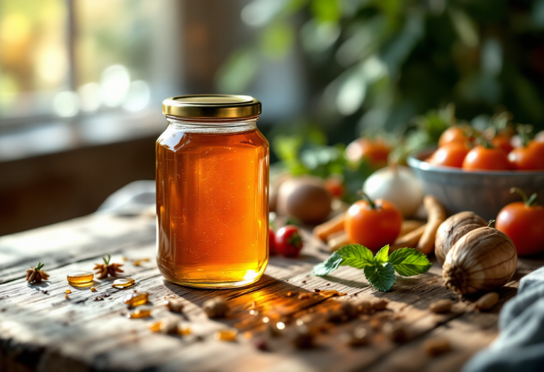 Immagine di ricette deliziose con miele