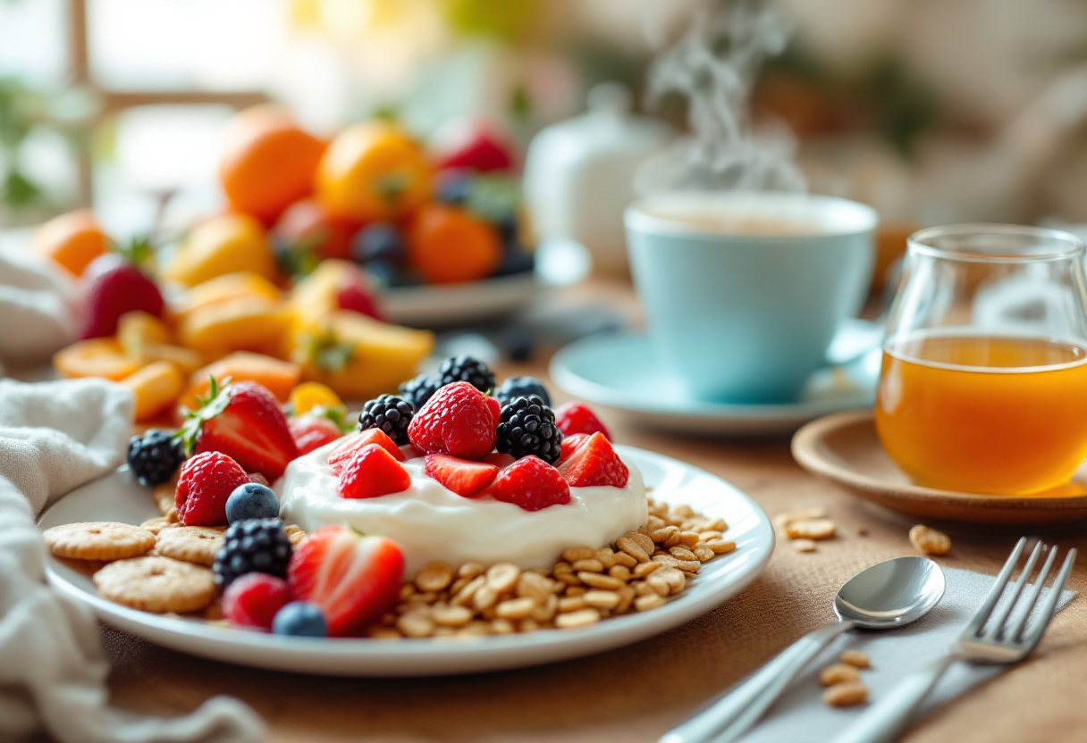 Colazione sana per ridurre lo stress al mattino