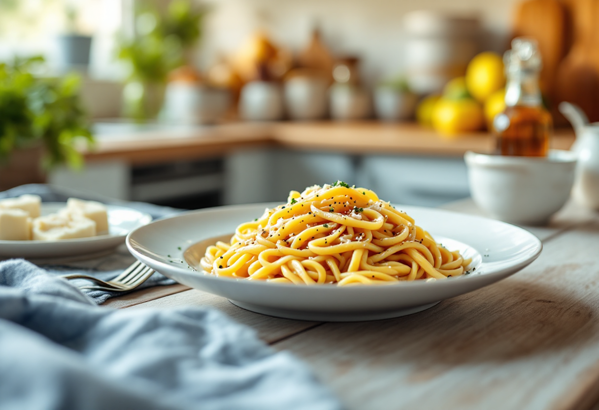 Bucatini alla gricia preparati con il bimby