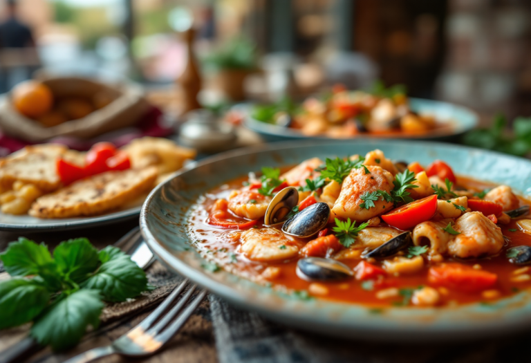 Cacciucco, la tipica zuppa di pesce di Livorno