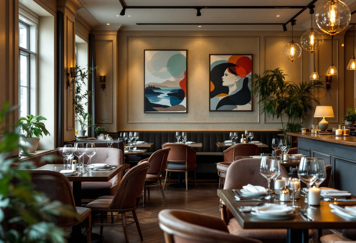 Interno del Cannavacciuolo Bistrot a Torino