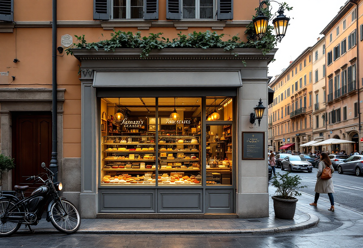 Pasticceria del gruppo Cerea a Roma con dolci gourmet