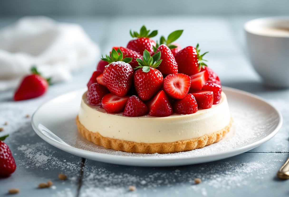 Deliziosa charlotte ai frutti rossi con crema bavarese