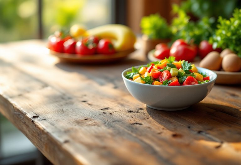 Pasto sano e veloce per nutrizionisti in movimento