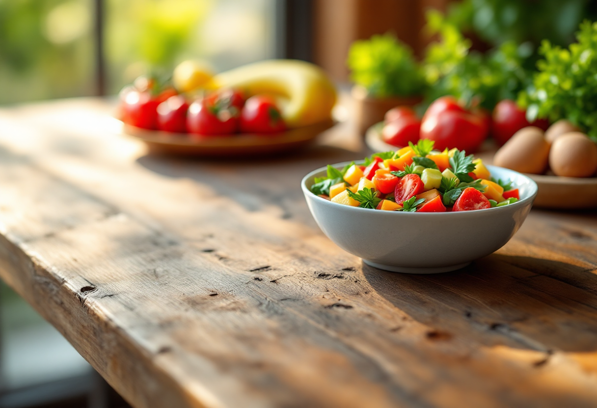 Pasto sano e veloce per nutrizionisti in movimento