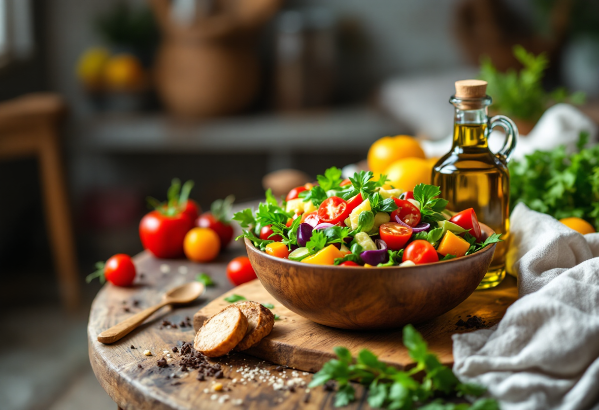 Immagine di piatti leggeri per dieta sgonfia pancia