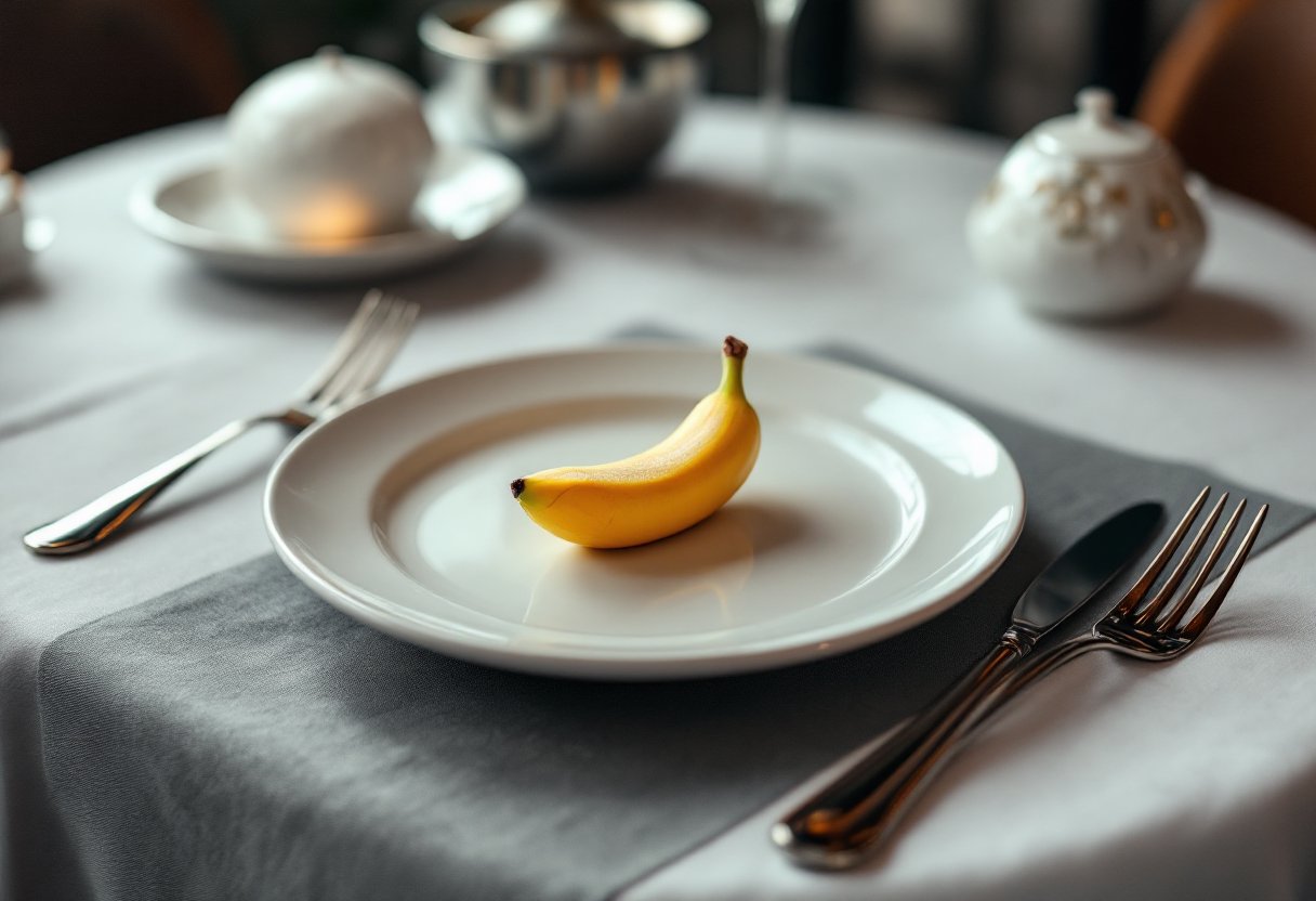 Regole per mangiare la banana al ristorante