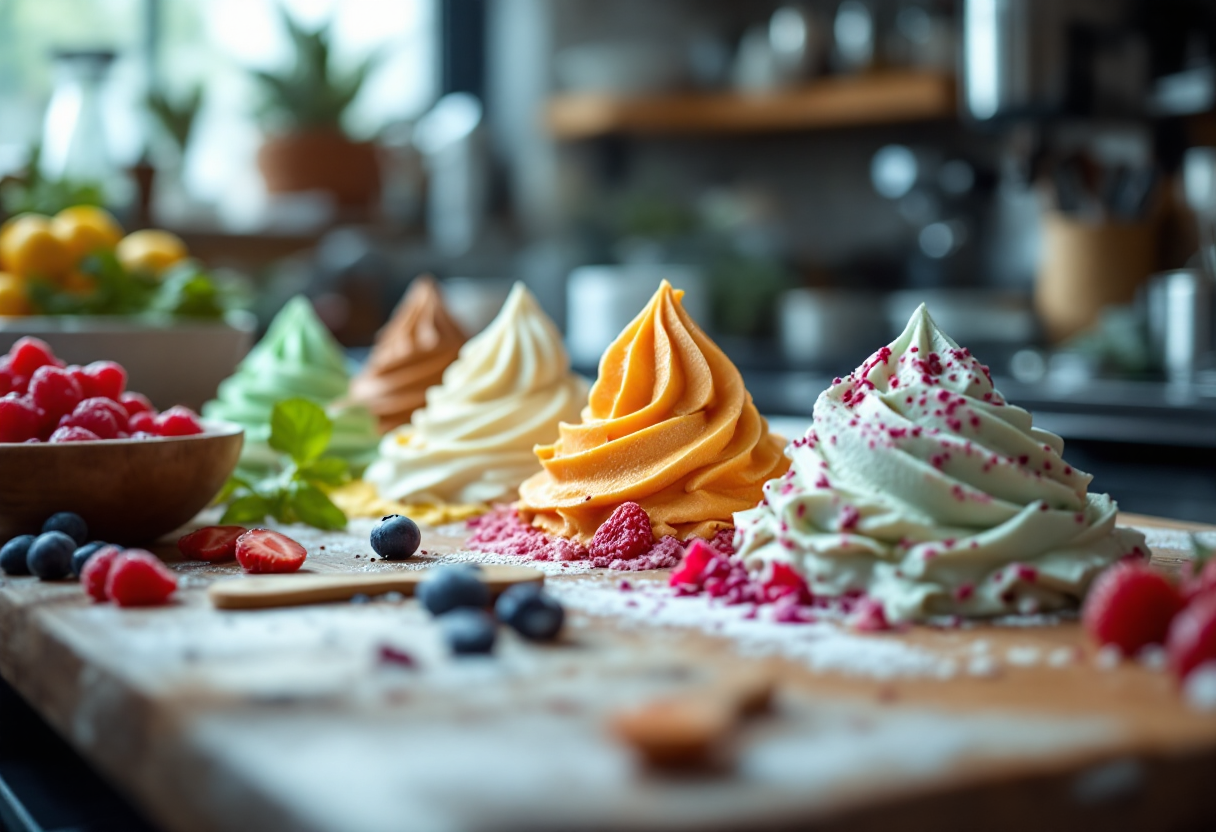 Gelato artigianale con ingredienti freschi e innovativi