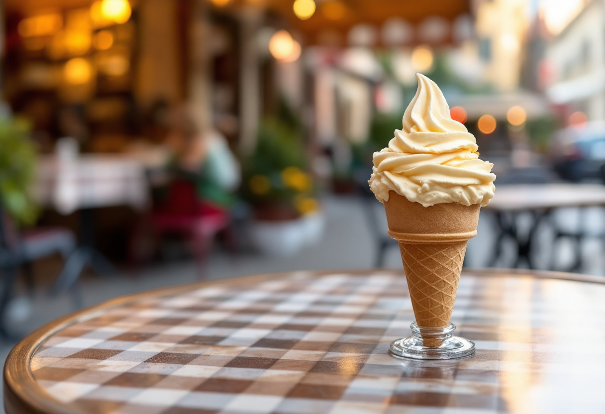 Gelato della nuvola di Ghigo a Torino