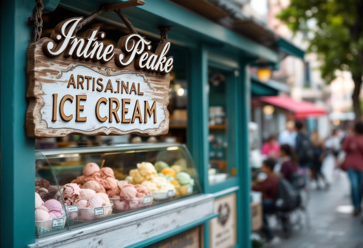 Gelato artigianale della gelateria Chocolat a Mestre