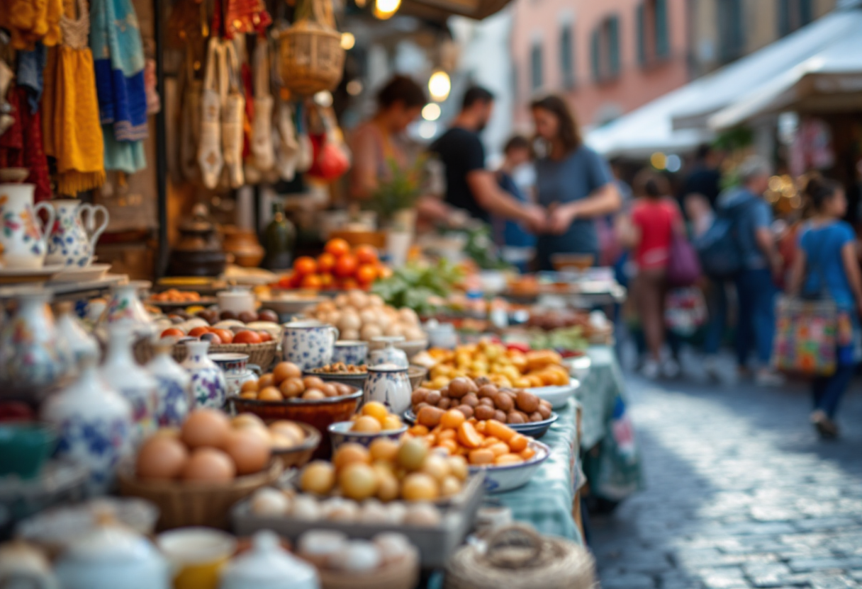 Immagine di artigianato e piatti tipici a Milano