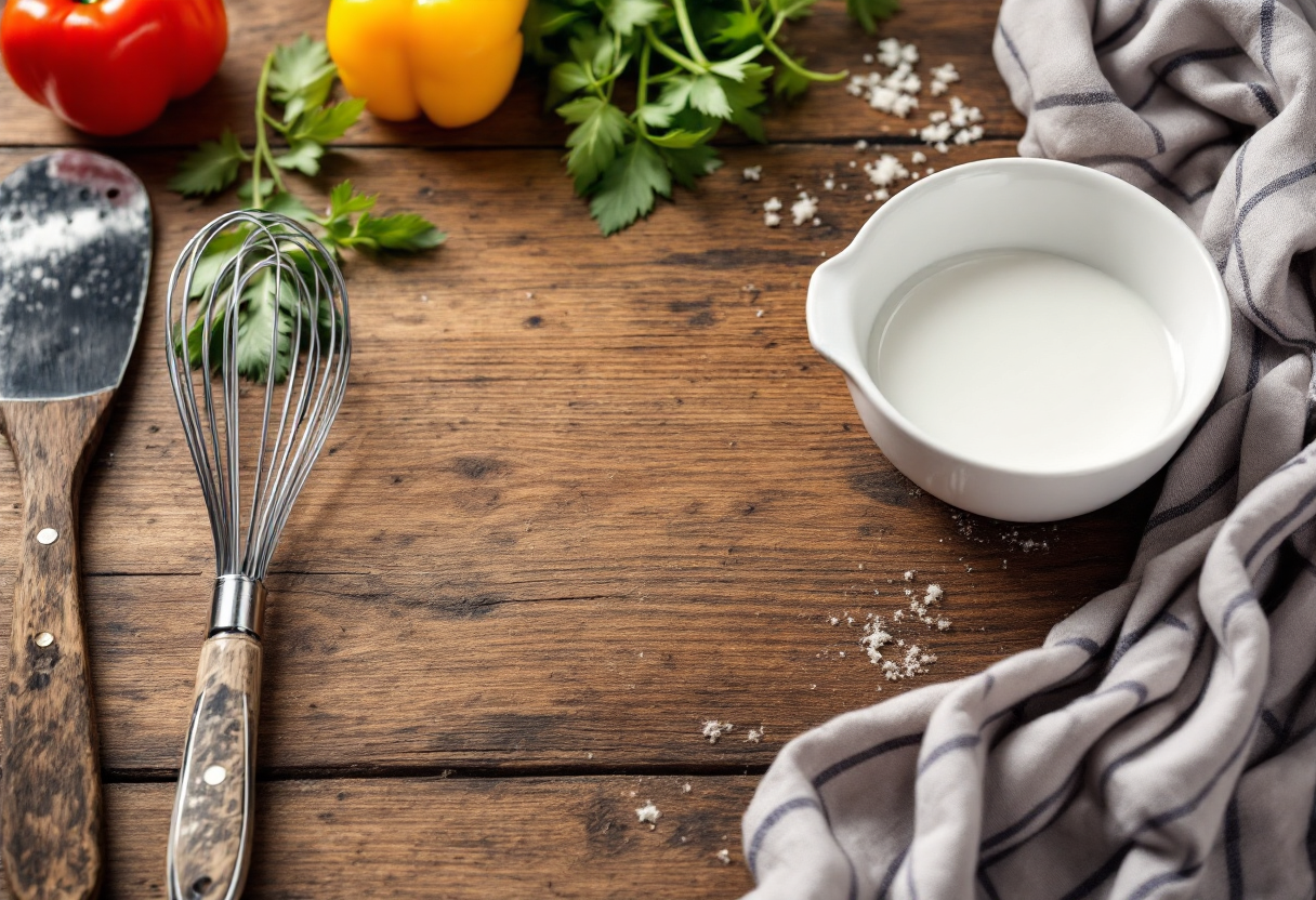 Omelette di albumi servita con verdure fresche