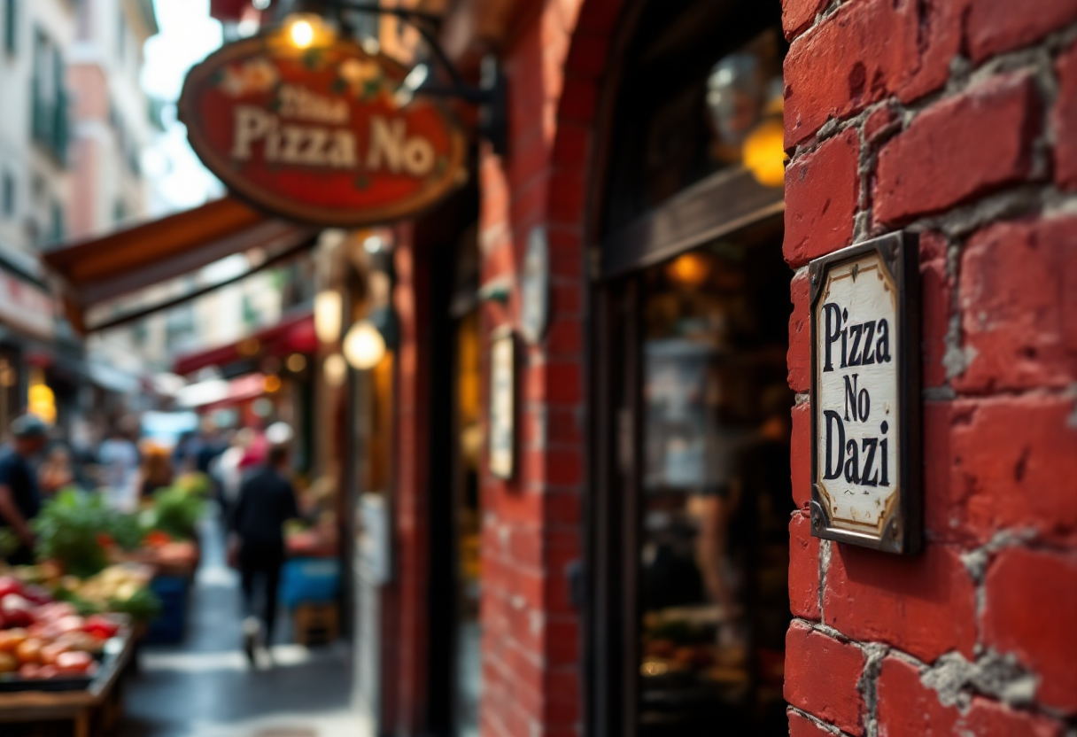 Pizza no dazi simbolo di resistenza a Napoli