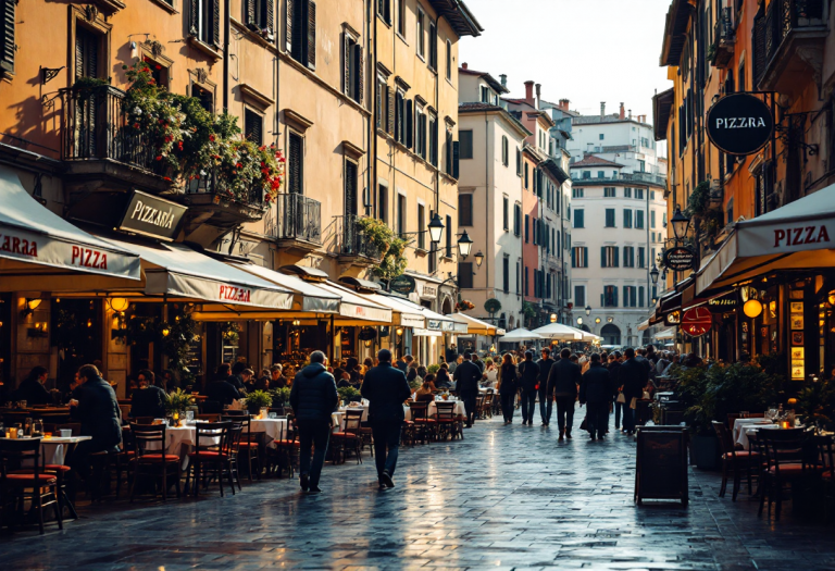 Immagine di pizze costose ed economiche in Italia