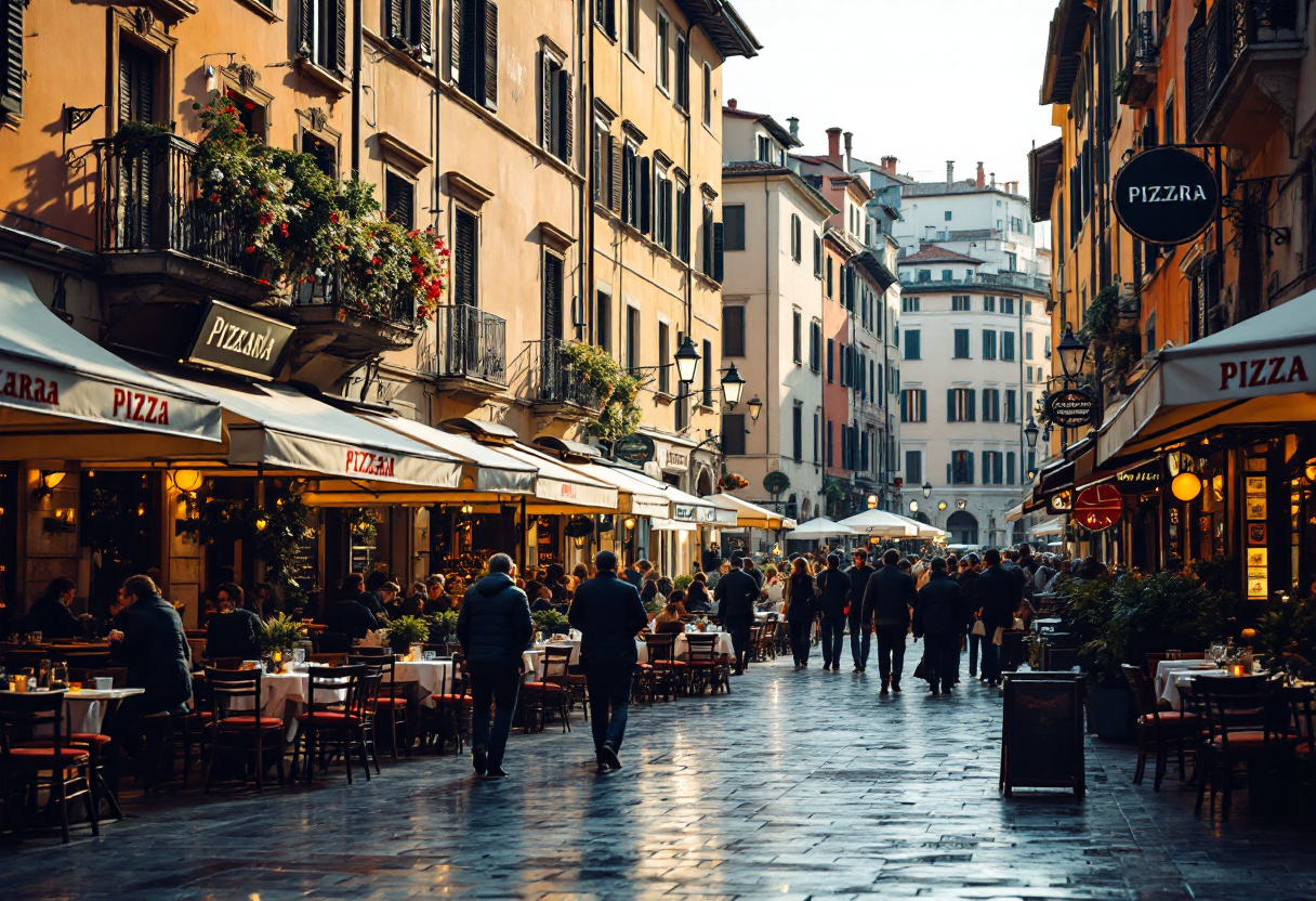 Immagine di pizze costose ed economiche in Italia