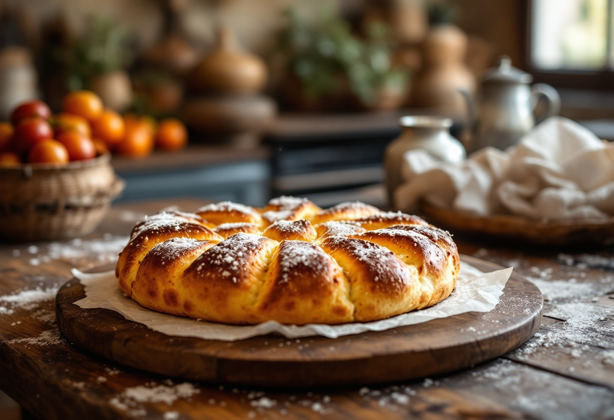 Torta coi becchi, dolce tradizionale toscano decorato
